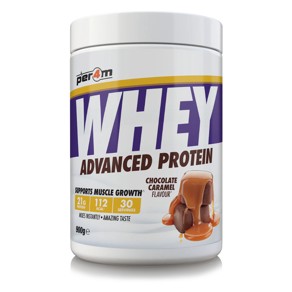 Per4m Advanced Whey Protein 900g Chocolate Caramel